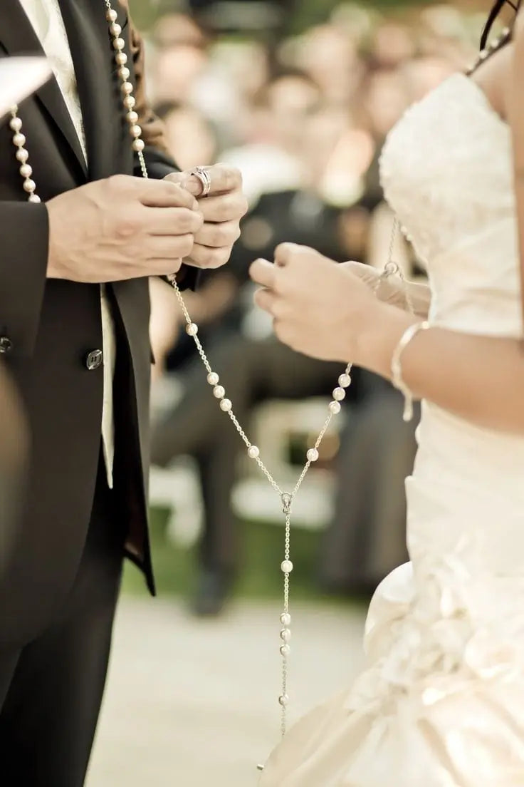 WEDDING LASSO ROSARY on sale