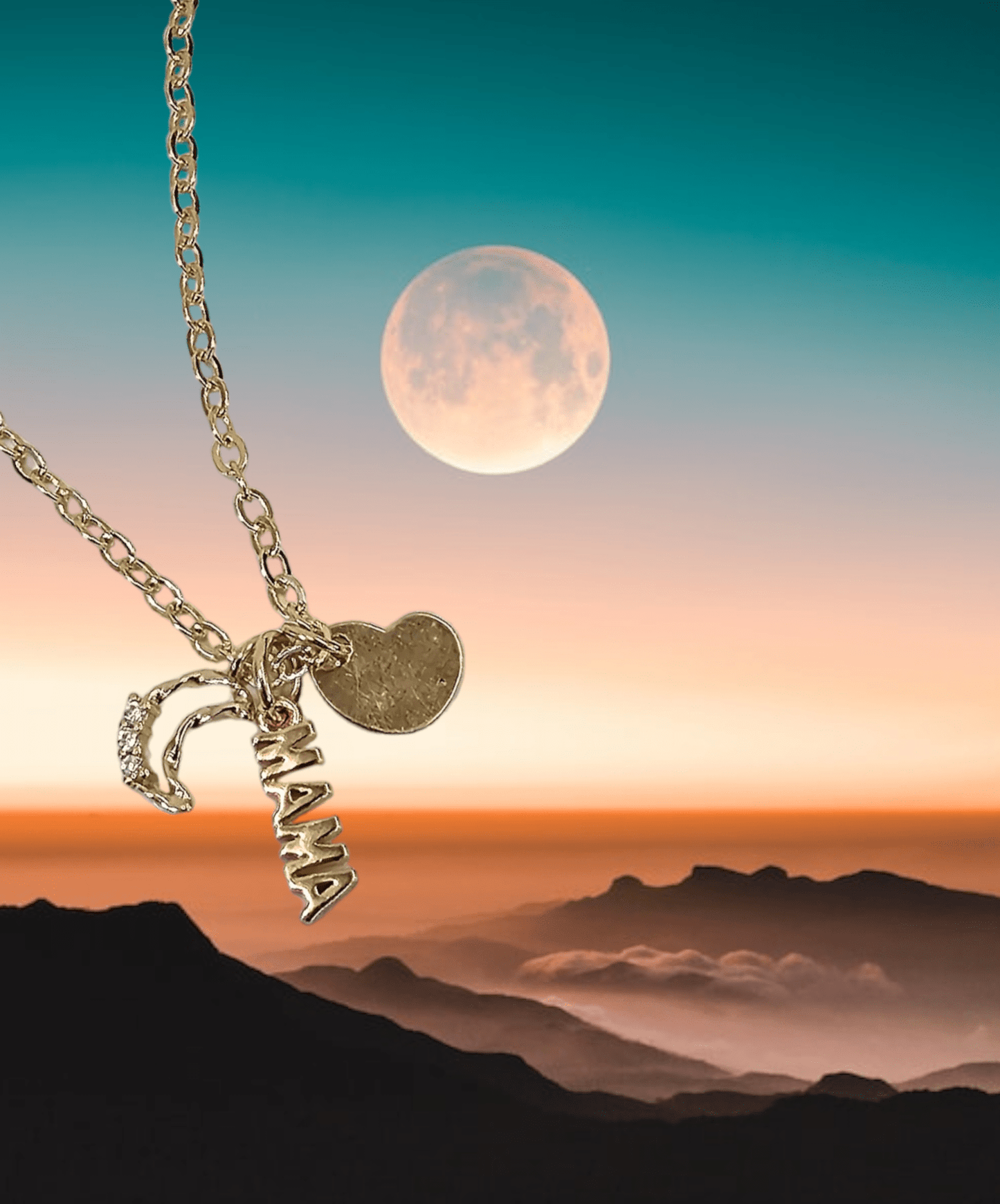 Love you to the Moon & Back Necklace