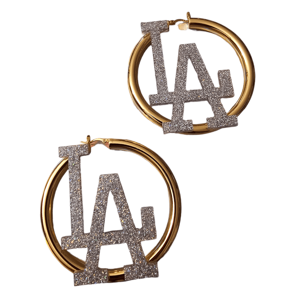 LA Glitter XL Huggie Hoop Earrings