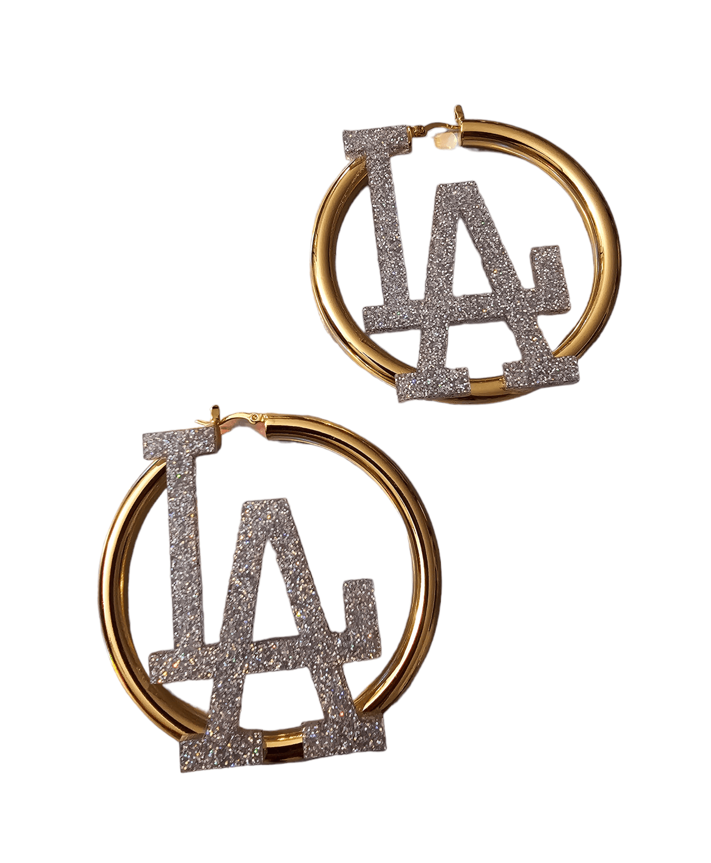 LA Glitter XL Huggie Hoop Earrings