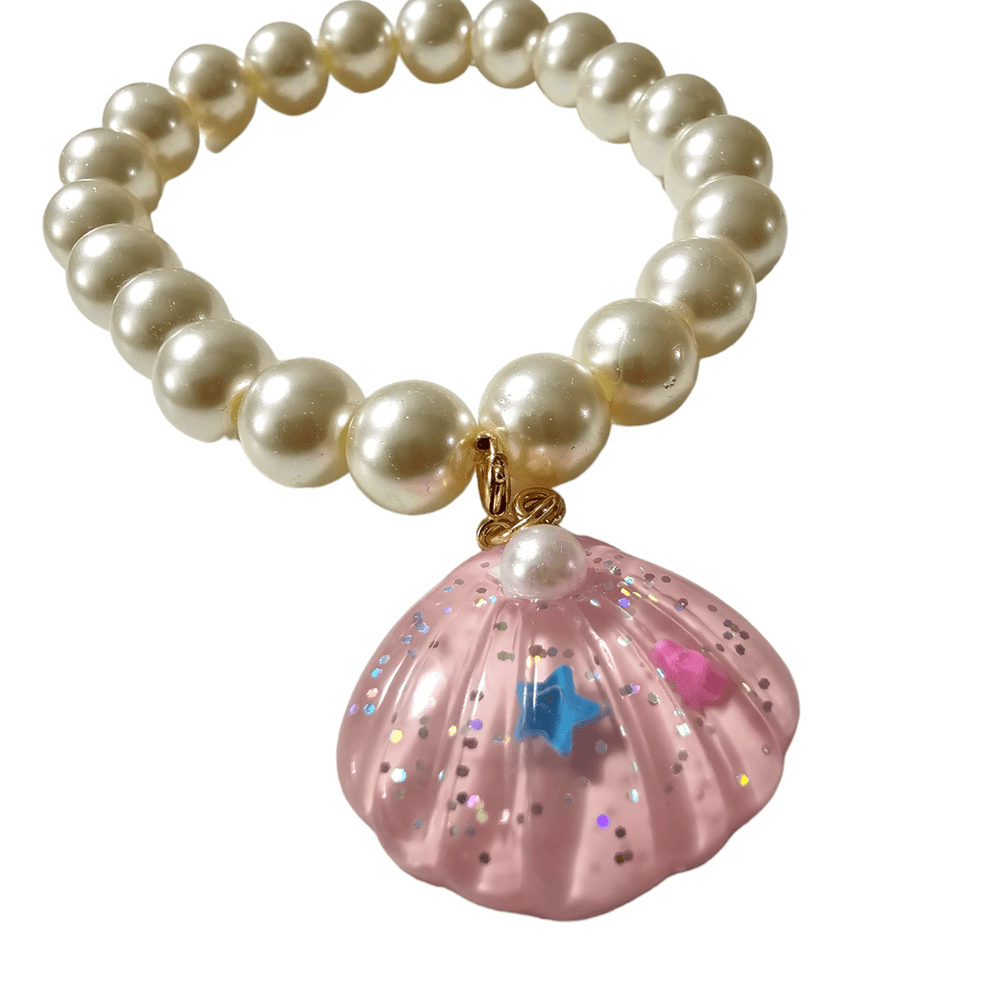 Shell Barbie Pink Pearl Bracelet