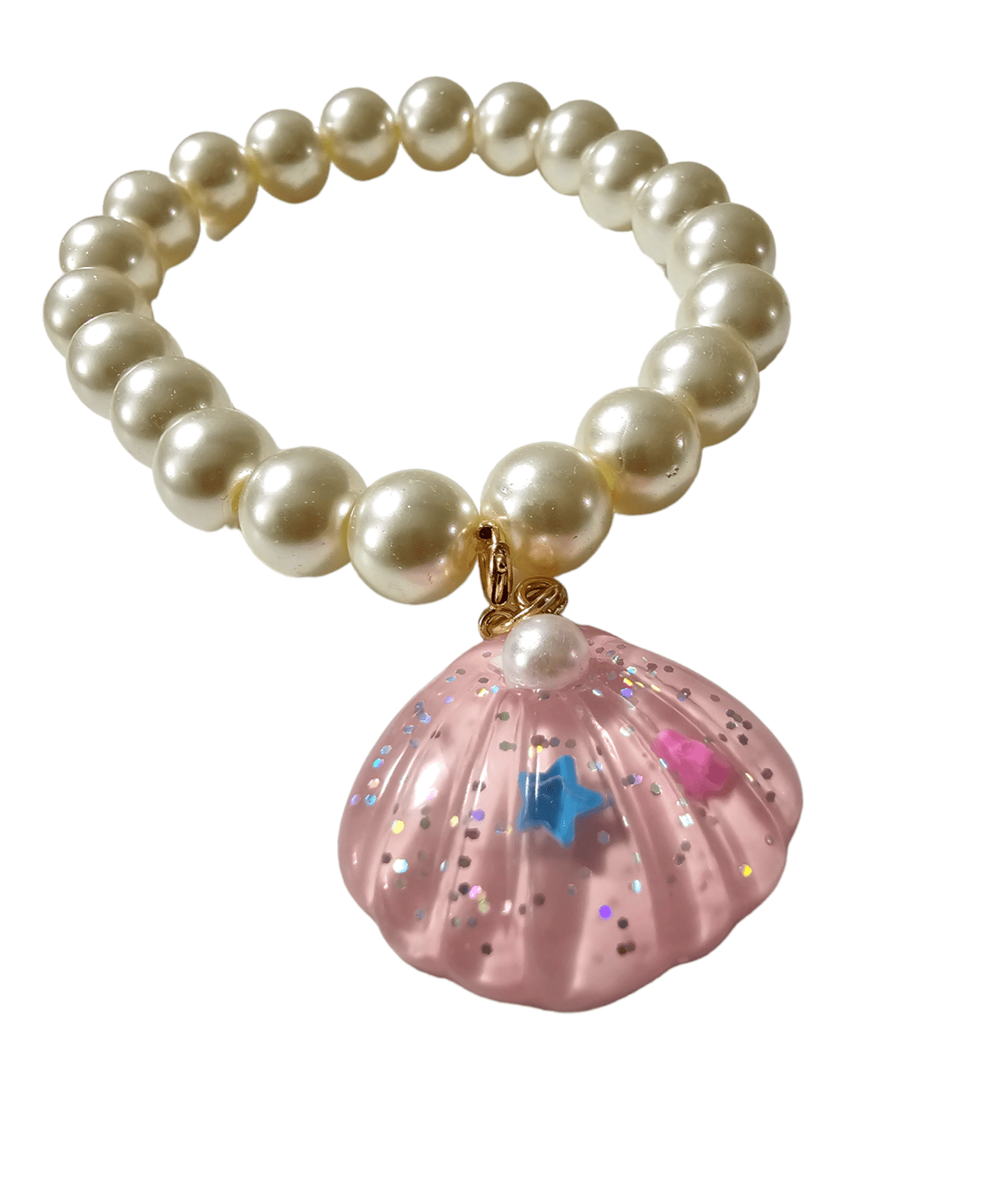 Shell Barbie Pink Pearl Bracelet