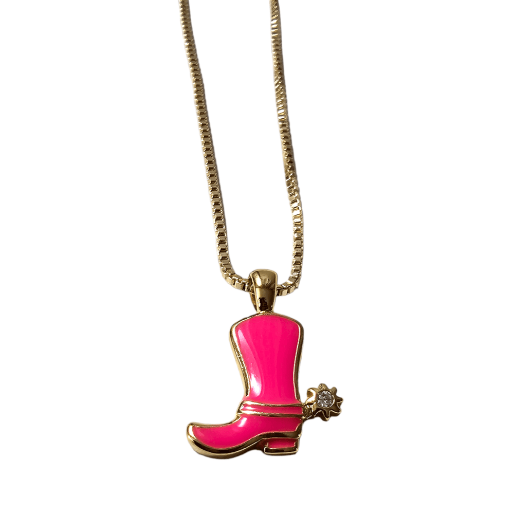 You can do Anything Boot Necklace