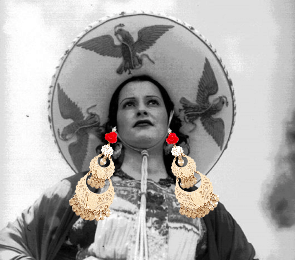 Virgen Chandlier Earrings