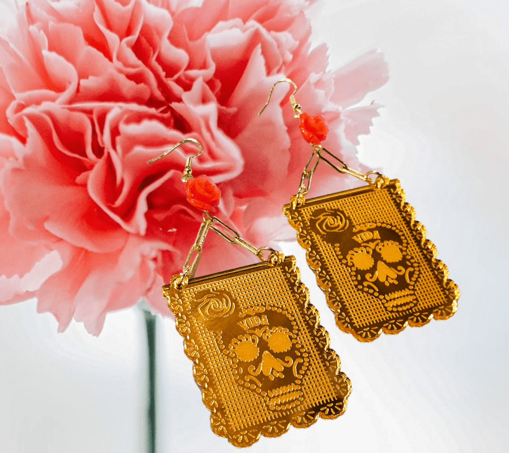 Vida Papel Picado Earrings