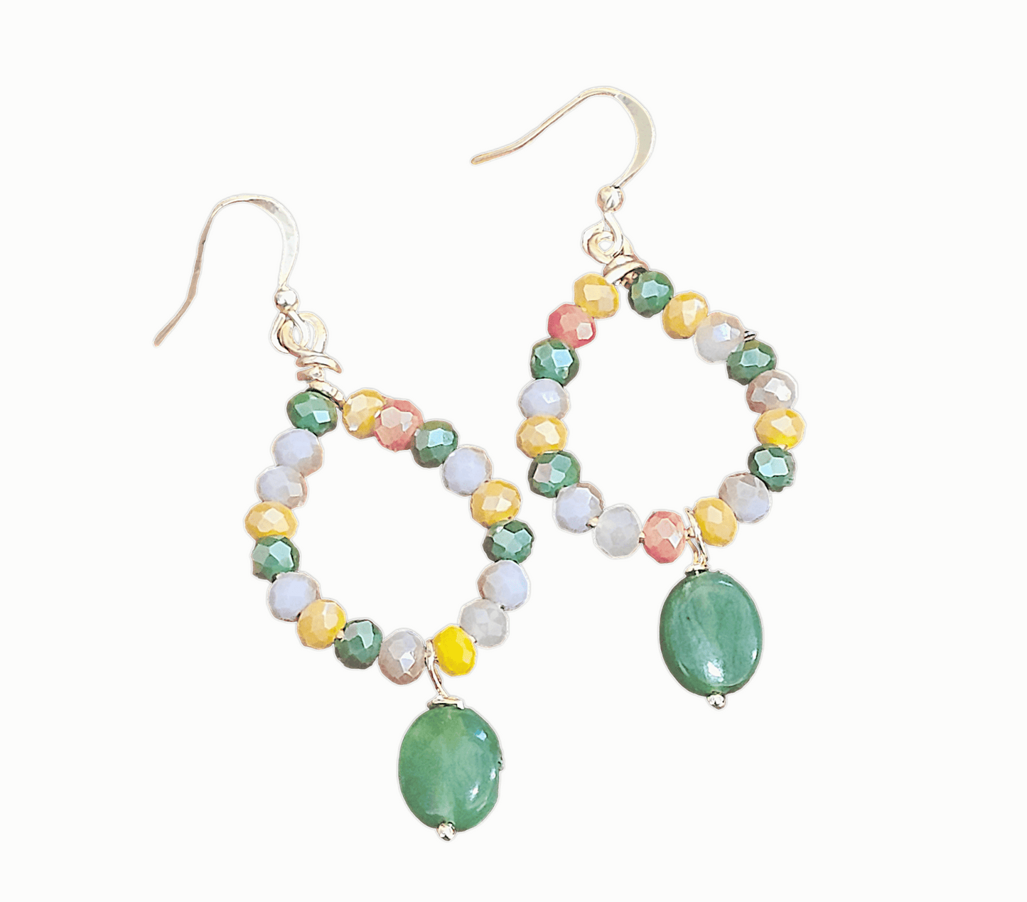 Jade Crystal Earrings