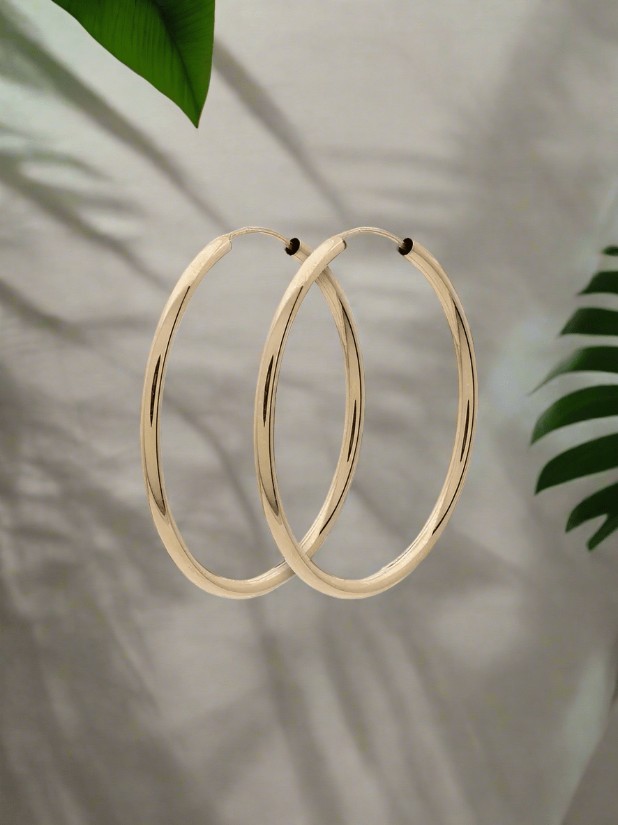 14kt Gold Hoop Earrings