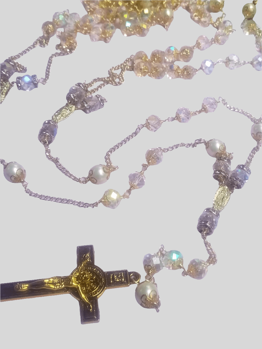 Wedding Lasso Crystal Rosary