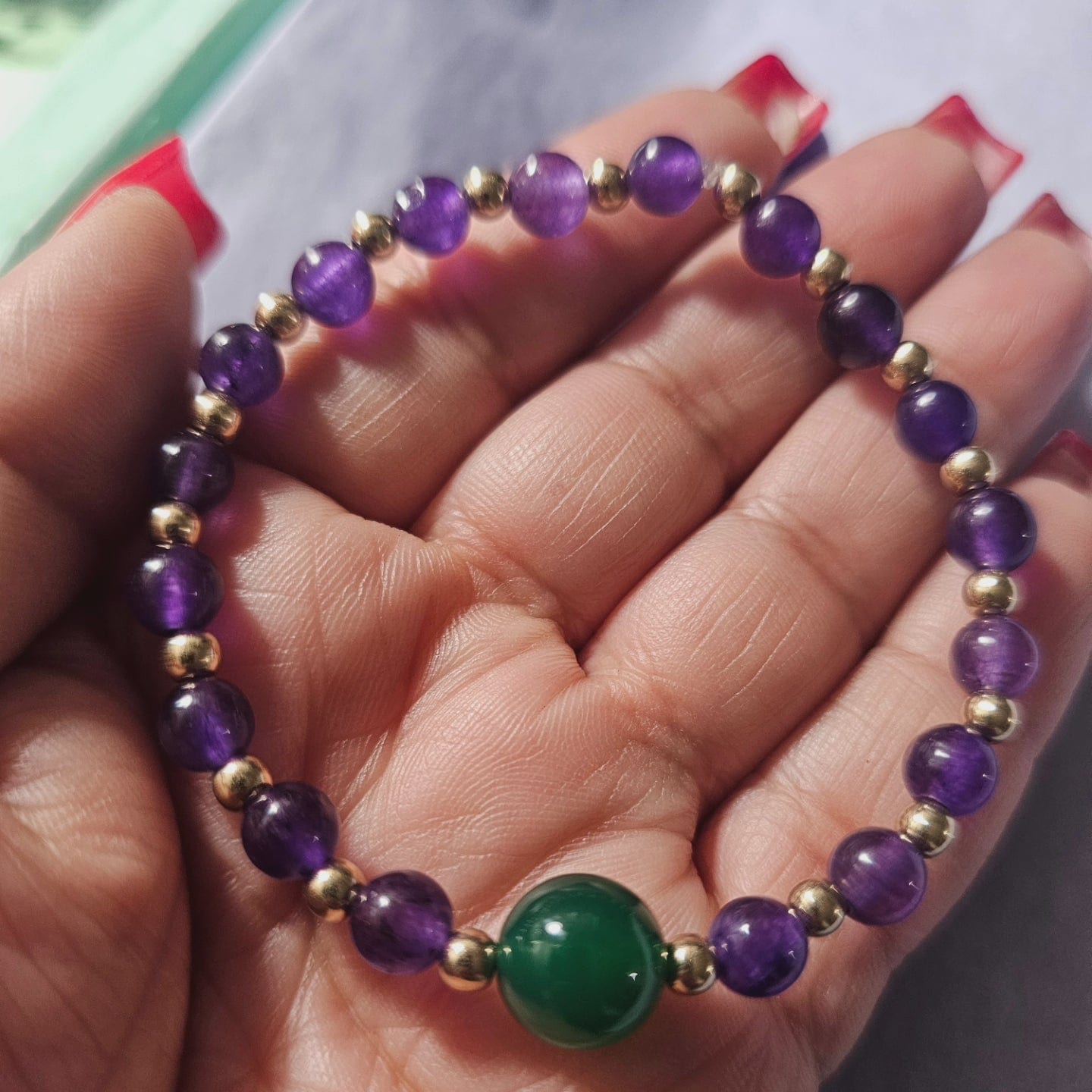 Amethyst Prosperity Bracelet