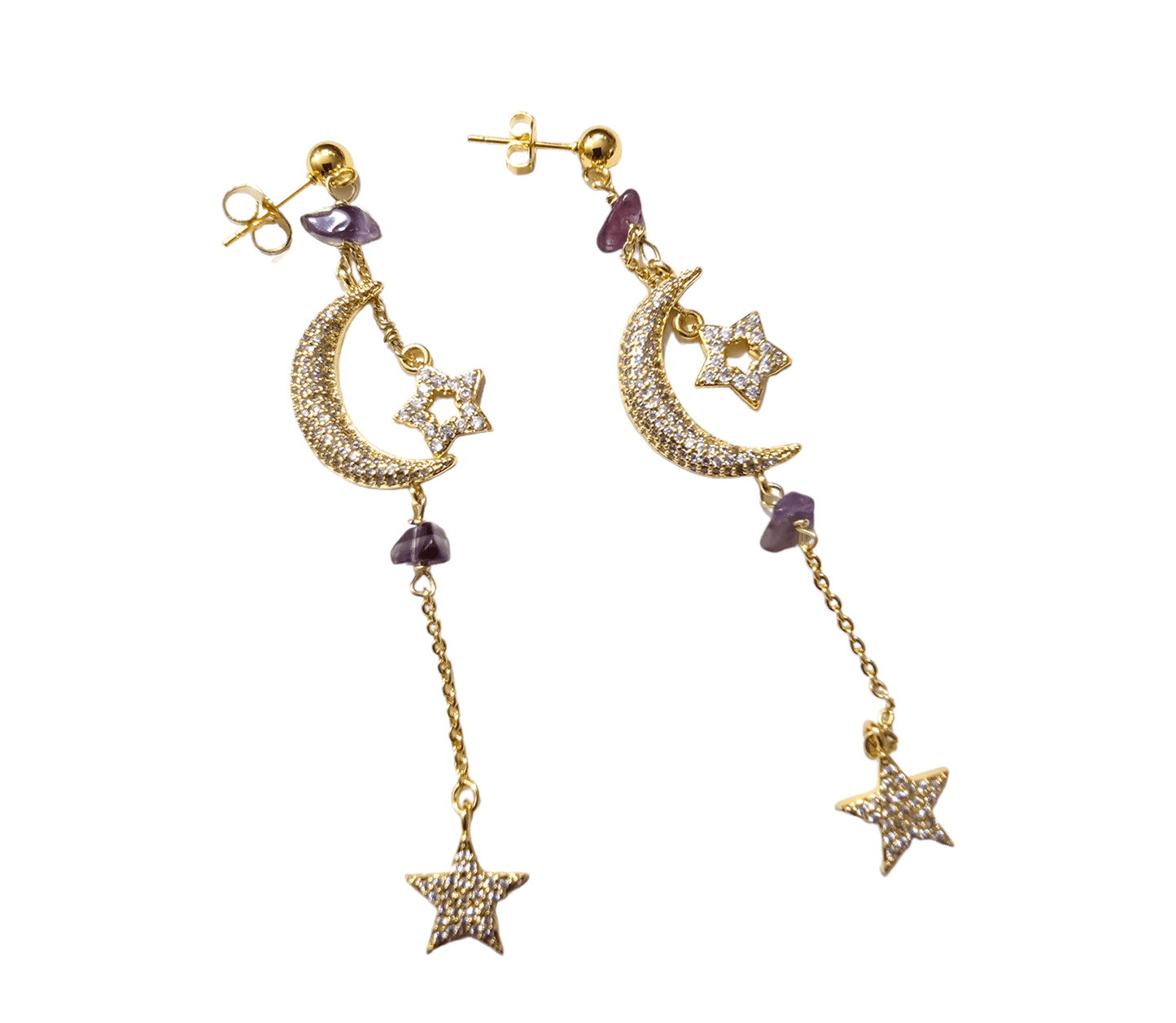 Luna Estrella Dangle Earrings