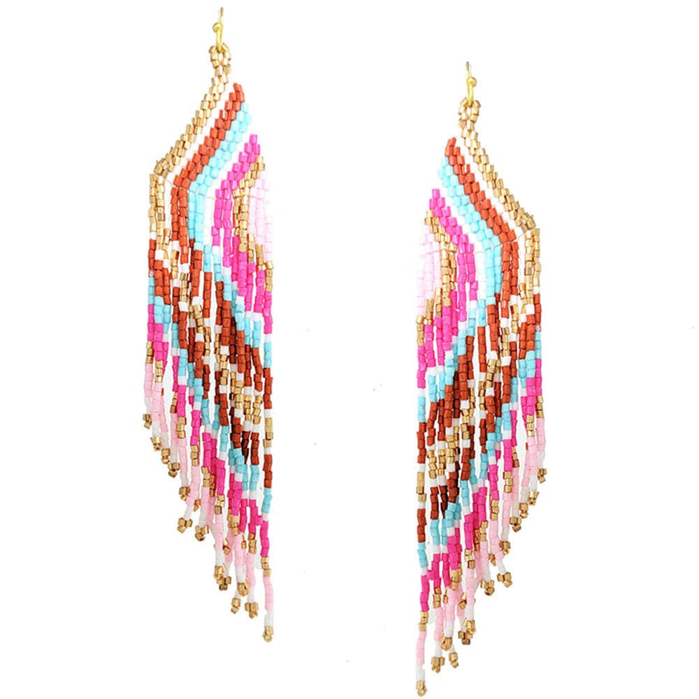 Sunlight Beaded Earrings