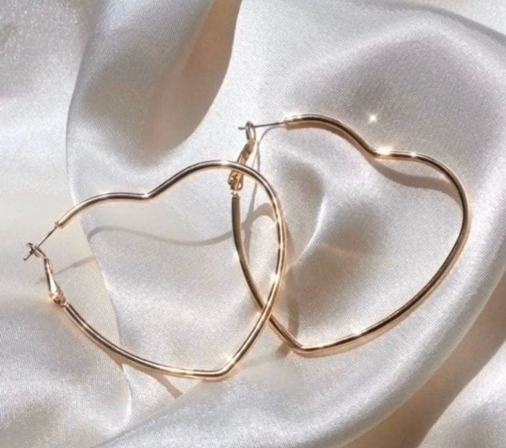 Corazon Hoop Earrings