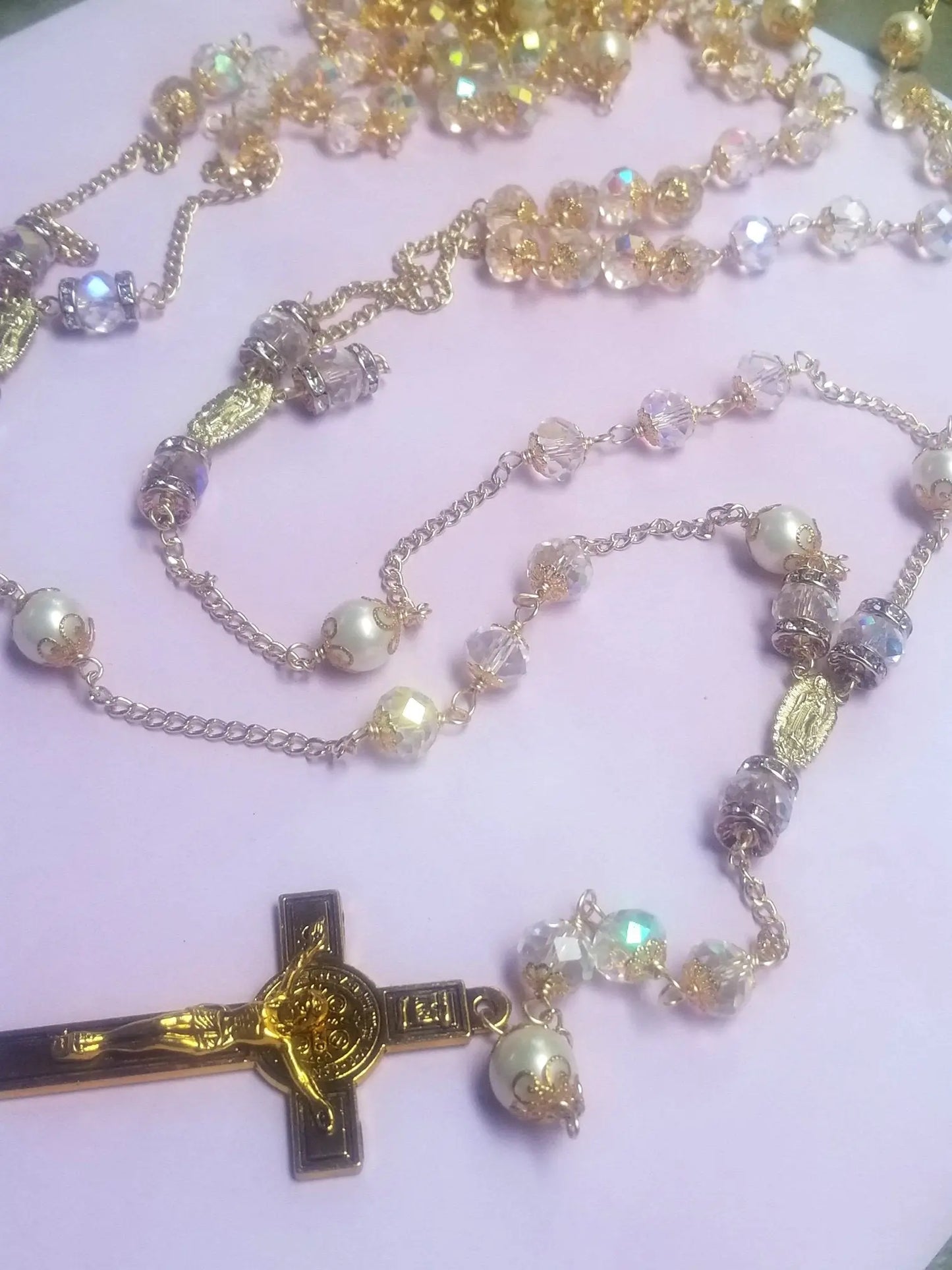 Wedding Lasso Crystal Rosary