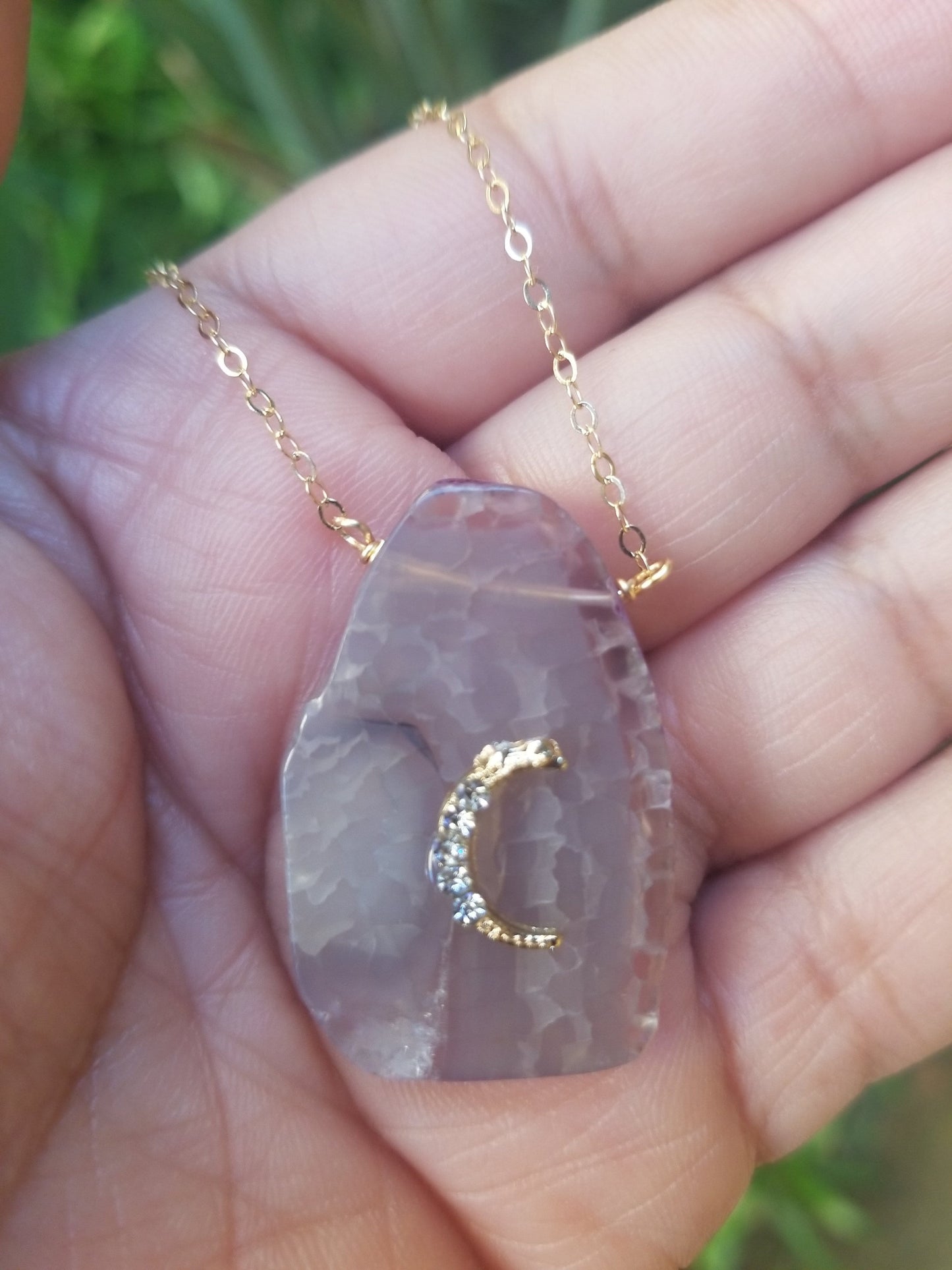 Luna Agate Necklace