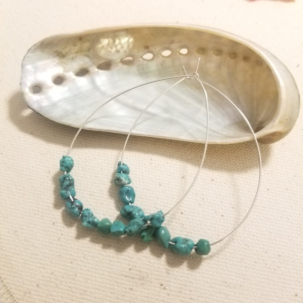 Ila Turquoise Hoops