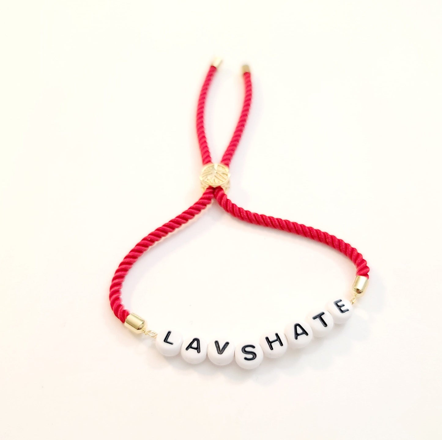 LA VS HATE Red Cord Bracelet