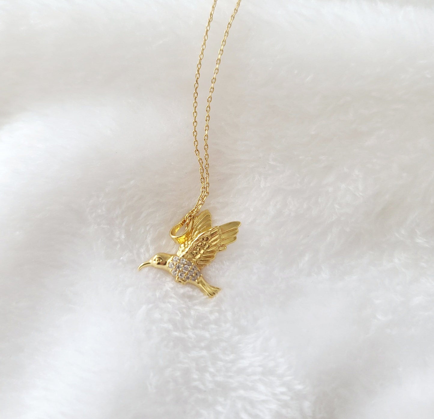 Hummingbird Warrior of Love Necklace