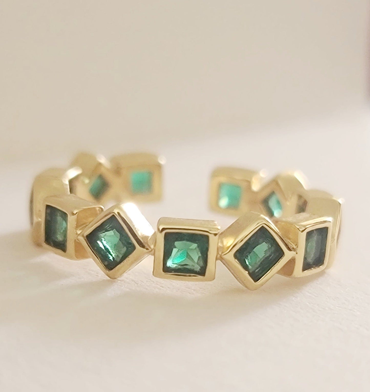 Emerald Eternity Band