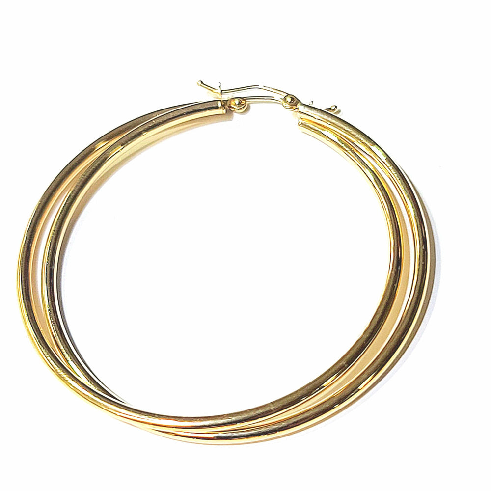 Carmen 14kt Gold Hoop Earrings