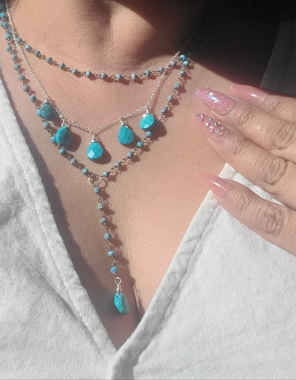 Turquoise Chakra Necklace