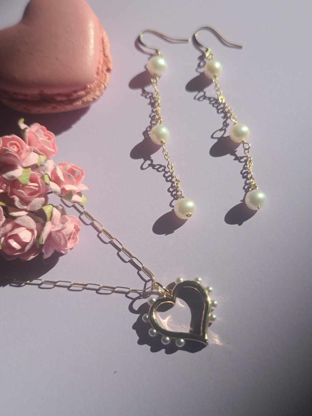 Pearl Heart Necklace