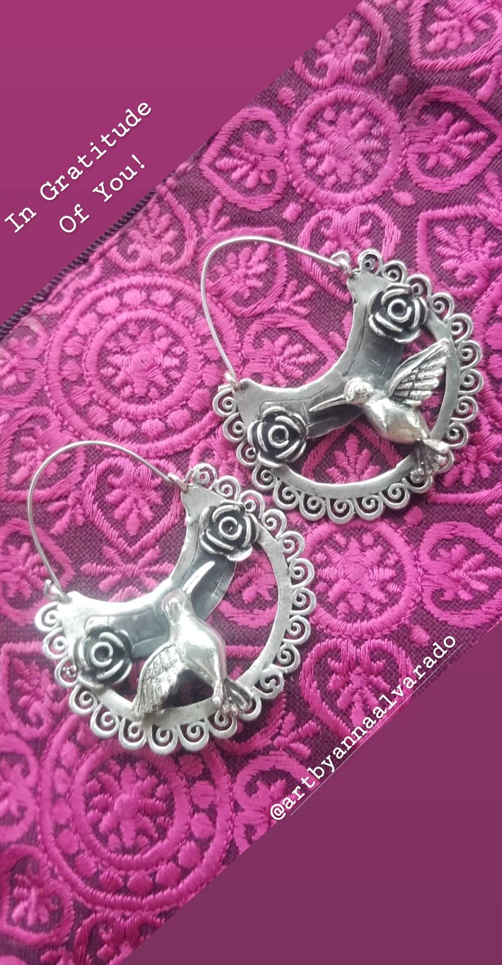 Hummingbird Amor Earrings