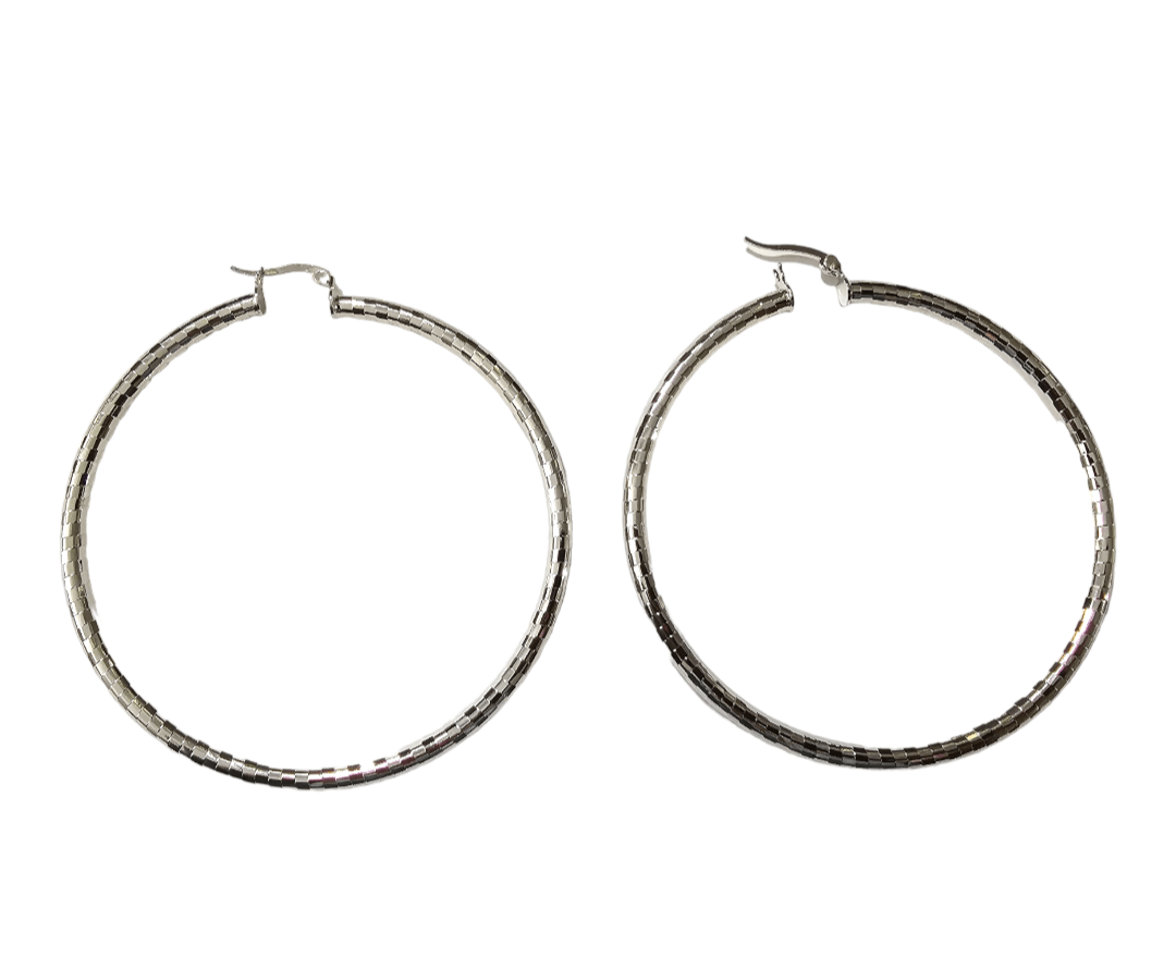 Sunday Afternoon Silver Hoops