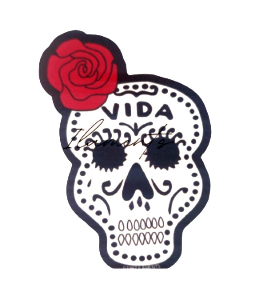 ilaments Vida Skull Sticker