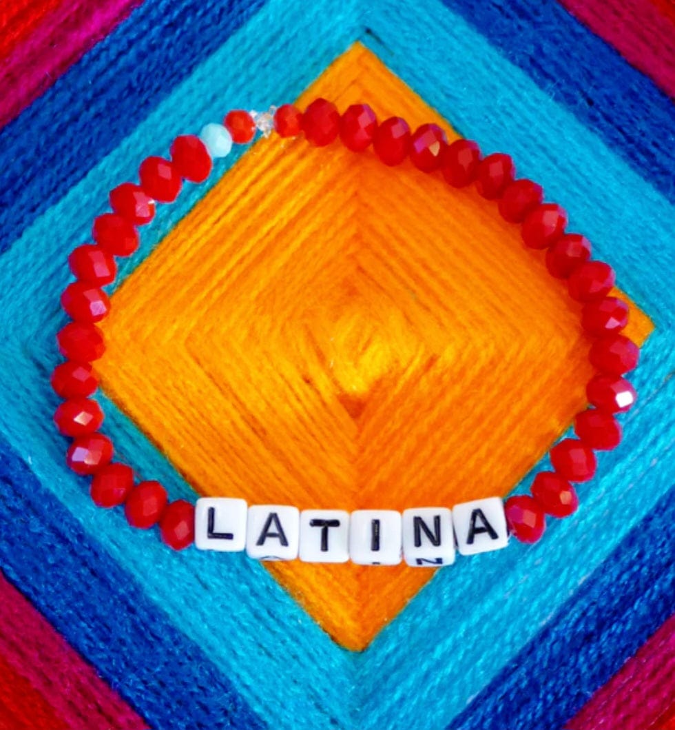 Latina Word Bracelet