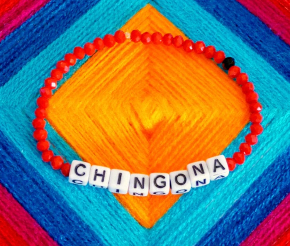 Chingona Word Bracelet